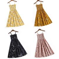 Acetat-Faser & Polyester Einteiliges Kleid, Gedruckt, Zittern, mehr Farben zur Auswahl, :,  Stück