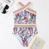 Polyester One-piece Swimsuit slimming & backless printed Others PC
