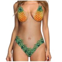 Polyester One-piece Swimsuit flexible & slimming printed PC