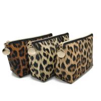 PU Leather Dumpling Cosmetic Bag portable leopard PC
