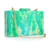 Acrylic Box Bag & Easy Matching Clutch Bag with chain PC