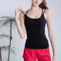 Polyamide Athletic Tank Top backless patchwork Solid PC