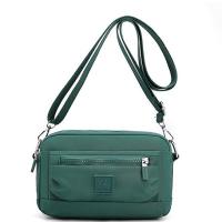 Nylon Concise Crossbody Bag soft surface & waterproof Solid PC