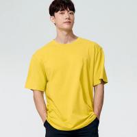 Polyester Mannen korte mouw T-shirt Afgedrukt Brief meer kleuren naar keuze stuk
