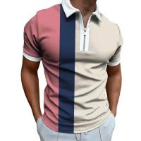 Poliéster & Algodón Camisa polo, impreso, diferente color y patrón de elección,  trozo
