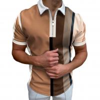 Fibra química & Poliéster Camisa polo, impreso, diferente color y patrón de elección,  trozo