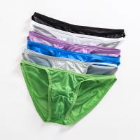 Polyester Men Brief flexible & breathable plain dyed Solid Lot