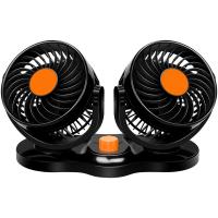El plastico Mini ventilador, teñido de manera simple, Sólido, negro,  trozo
