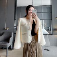 Acrylic Slim Women Coat thermal patchwork Solid : PC