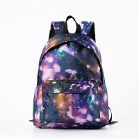 PVC & PU Leather Outdoor Backpack soft surface starry sky pattern PC