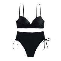 Spandex & Poliéster Bikini, teñido de manera simple, Sólido, más colores para elegir,  Conjunto