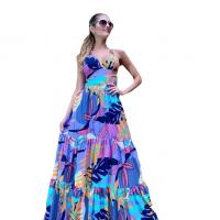 Polyester Slip Kleid, Gedruckt, mehr Farben zur Auswahl,  Stück