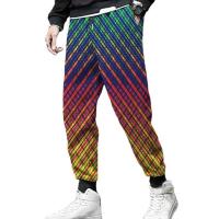 Polyester Long Trousers & Plus Size Men Casual Pants flexible & loose printed PC