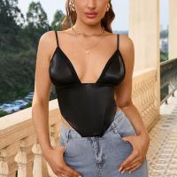 Polyester Camisole & skinny Solid black PC