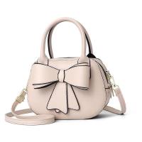 PU Leather Bowknot Handbag bun & attached with hanging strap Solid PC