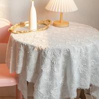 hilo de algodón Paño de mesa, bordado, blanco,  Yarda