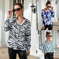 Polyester & Baumwolle Frauen Langarm Shirt, Gedruckt, mehr Farben zur Auswahl,  Stück