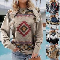 Polyester Vrouwen Sweatshirts Afgedrukt Geometrische meer kleuren naar keuze stuk