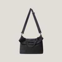 Polyester Shoulder Bag soft surface & attached with hanging strap black PC