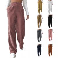 Polyester Slim Women Long Trousers patchwork Solid PC