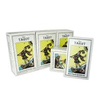 Papier Tarotkarte, weiß und schwarz,  Box