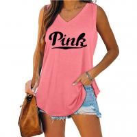 Polyester & Cotton Tank Top & loose letter PC
