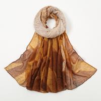 Polyester Easy Matching Silk Scarf thermal printed PC