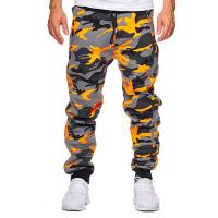Polyester Long Trousers & Middle Waist Men Casual Pants printed camouflage PC