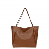 PU Leather Tote Bag & Easy Matching Shoulder Bag large capacity & soft surface Solid PC