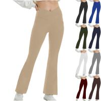 Cotton Slim & High Waist Women Long Trousers flexible & with pocket Solid PC