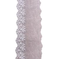 Polyester Yarns DIY Lace Embroidered Lace embroidered white Yard