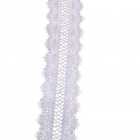 Milk Fiber DIY Lace Embroidered Lace embroidered white Yard