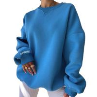 Polyester Vrouwen Sweatshirts Lappendeken Solide meer kleuren naar keuze stuk