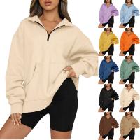 Polyester Damen Sweatshirts, Patchwork, Solide, mehr Farben zur Auswahl,  Stück