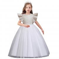Polyester Princess Girl One-piece Dress printed PC