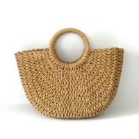 Paper Rope Handmade & Weave Woven Tote large capacity PC
