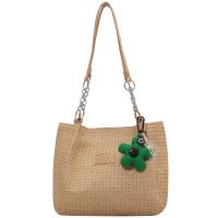 Straw Woven Shoulder Bag soft surface PC
