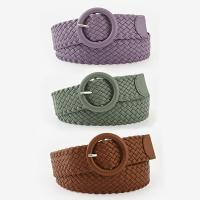PU Leather Easy Matching Fashion Belt weave PC