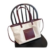 Oxford Tote Bag Handbag large capacity & soft surface & attached with hanging strap Solid PC
