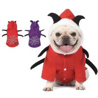 Cotone Halloween Pet kostýmy Stampato più colori per la scelta kus