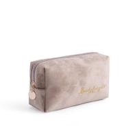 Plush Cosmetic Bag large capacity & soft surface & portable & waterproof PC