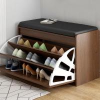 Fibra de madera de densidad media Bastidor de zapatos de almacenamiento, más colores para elegir,  trozo