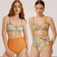 Polyester Bikini Imprimé Frissons plus de couleurs pour le choix Ensemble