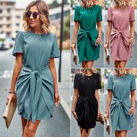 Polyester Sexy Package Hip Dresses Solid PC