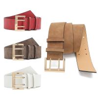PU Leather & Zinc Alloy Easy Matching & Vintage Fashion Belt Solid Bag