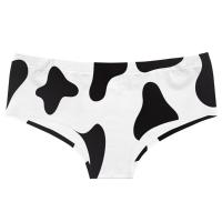 Polyester Panties & breathable printed white and black PC