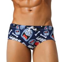 Polyamide & Polyester Men Swimming Brief & breathable printed Lot