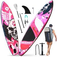 PVC Inflatable Surfboard EVA printed pink PC