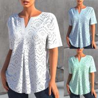 Cotton Women Short Sleeve T-Shirts & loose & hollow PC
