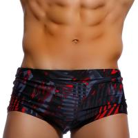 Polyamide Swimming Trunks flexible & skinny style printed Others black PC